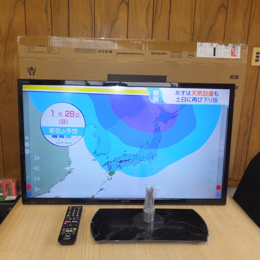 *送料無料*岐阜発★シャープ SHARP 2020年製 液晶カラーテレビ AQUOS 2T-C32AE1　100V～ 65W 50/60Hz　デジタルハイビジョン液晶テレビ★