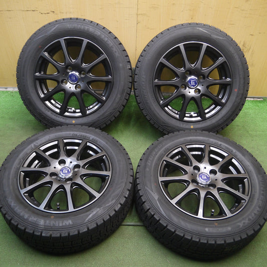 *送料無料*バリ溝!21年!キレイ!ほぼ10分★スタッドレス 175/65R14 ダンロップ ウインターマックス WM02 TIRADO Eta LA STRADA 14インチ PCD100/4H★4011001Hス
