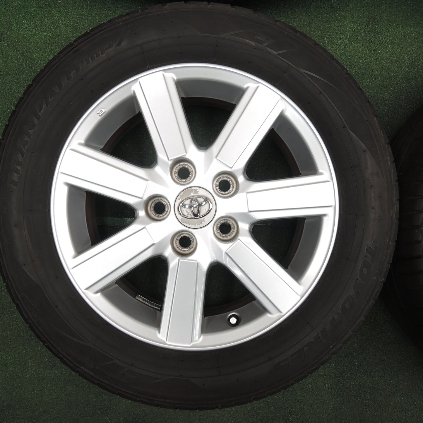 *送料無料* バリ溝！23年！キレイ！9.5分★トヨタ 70系 ヴォクシー 純正 205/60R16 トーヨー トランパス MPZ 16インチ PCD114.3/5H★4021305TNノ