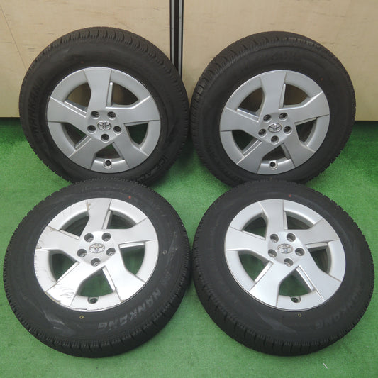 *送料無料*バリ溝！21年！キレイ！ほぼ10分★トヨタ 30系 プリウス 純正 195/65R15 スタッドレス ナンカン アイスアクティバ AW-1 15インチ PCD100/5H★3121311SYス