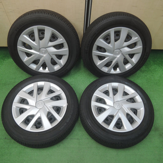 *送料無料* バリ溝！22年！綺麗！ほぼ10分★ホンダ N-BOX 純正 スチール 155/65R14 セイバーリング SL101 14インチ PCD100/4H★4020209SYノ