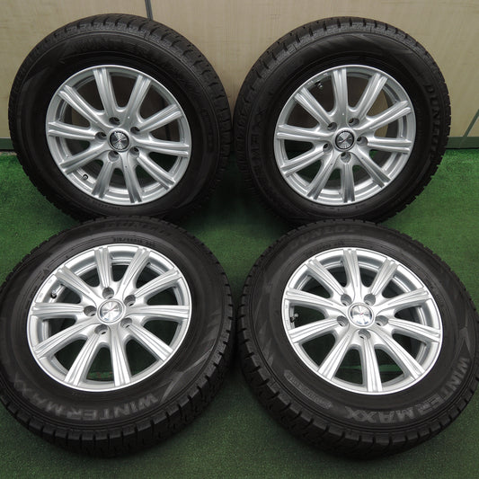 *送料無料*バリ溝!キレイ!9.5分★スタッドレス 215/65R16 ダンロップ ウインターマックス WM02 JOKER ジョーカー 16インチ PCD114.3/5H★3121704HAス