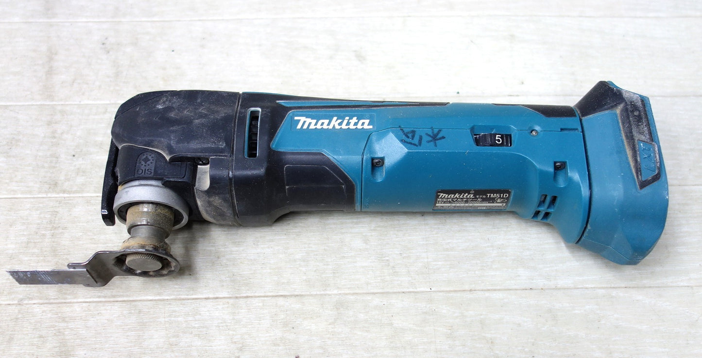 [送料無料] ◆makita マキタ 充電式マルチツール TM51D 18V 電動工具 本体のみ◆