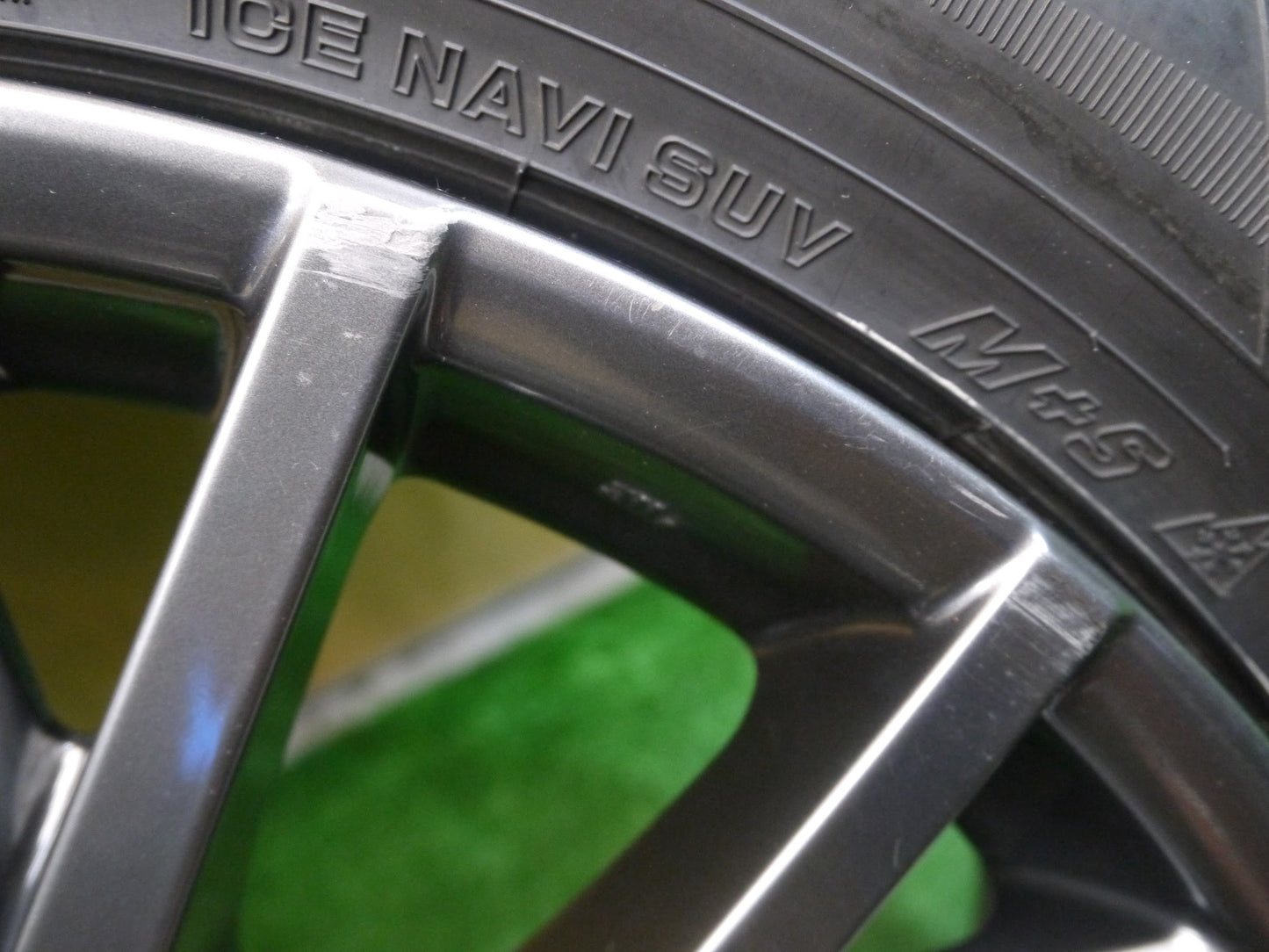 [送料無料]バリ溝！21年！ほぼ10分★レクサス RX Fスポーツ 純正 235/55R20 スタッドレス グッドイヤー アイスナビ SUV 20インチ PCD114.3/5H★2082408クス
