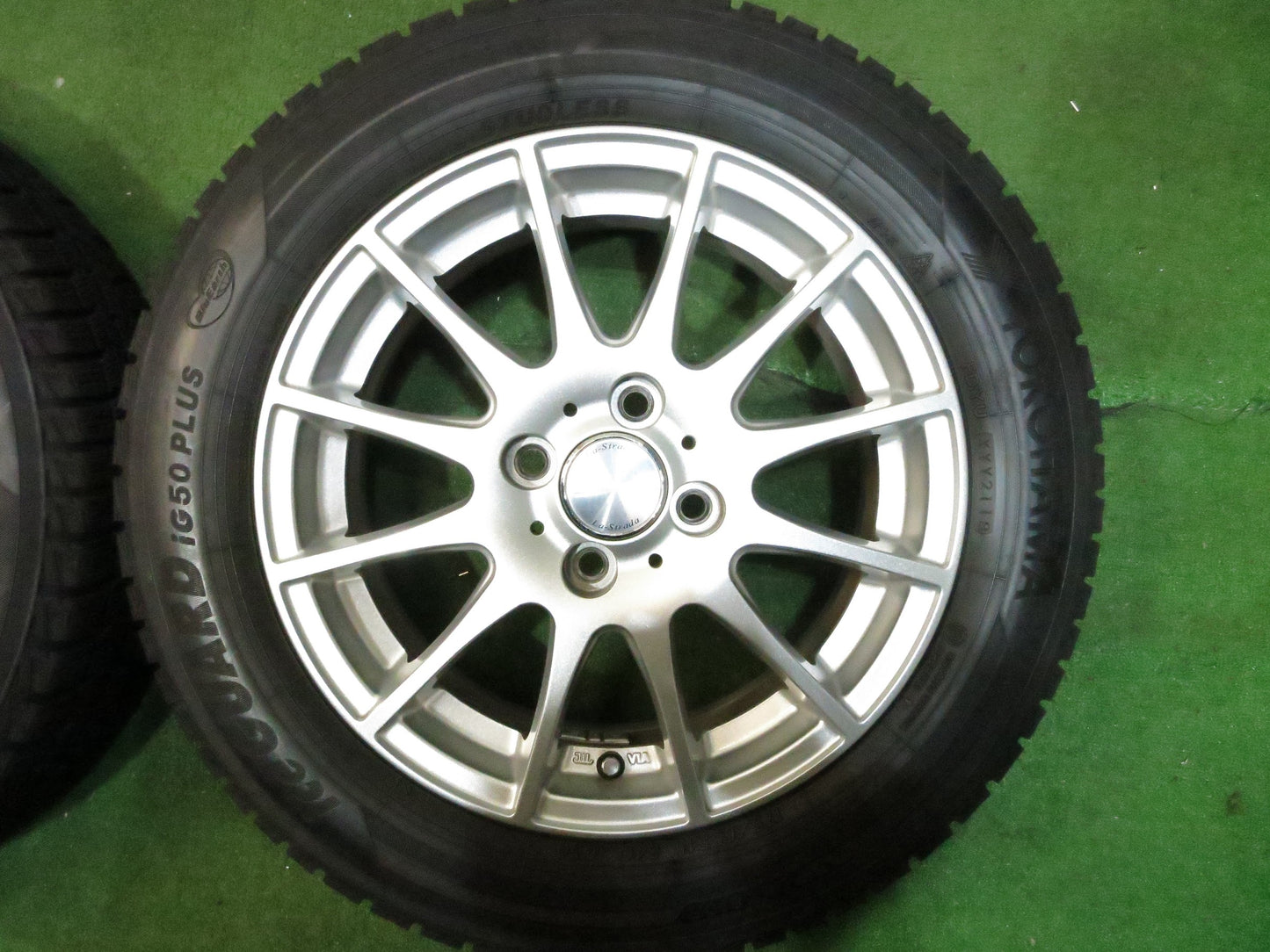 [送料無料]バリ溝！キレイ！8.5分★スタッドレス 175/65R15 ヨコハマ アイスガード iG50 プラス Tiradoγ La-Strada 阿部商会 15インチ PCD100/4H★3011710Hス