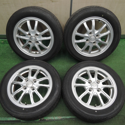 *送料無料* バリ溝!20年!8.5分★155/65R14 ブリヂストン ネクストリー エコピア STRANGER ストレンジャー 14インチ PCD100/4H★4022310HAノ