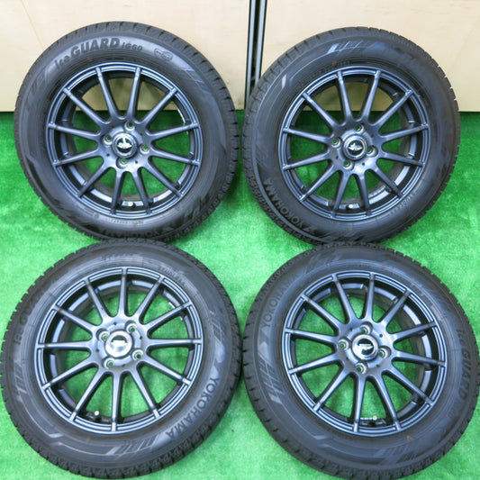 *送料無料*バリ溝！21年！キレイ！9.5分以上★スタッドレス 175/65R15 ヨコハマ アイスガード iG60 TEAD weds テッド 15インチ PCD100/4H★3110310イス