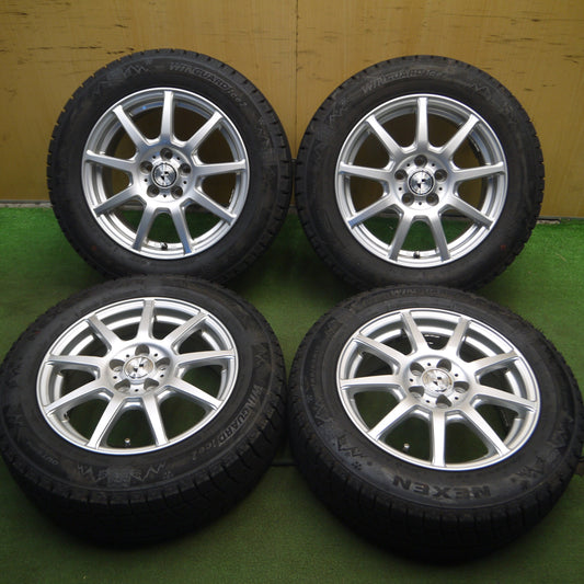 *送料無料* 超バリ溝!20年!キレイ!ほぼ10分★スタッドレス 185/65R15 ネクセン WINGUARD ice2 GMach 15インチ PCD100/5H★4021308Hス