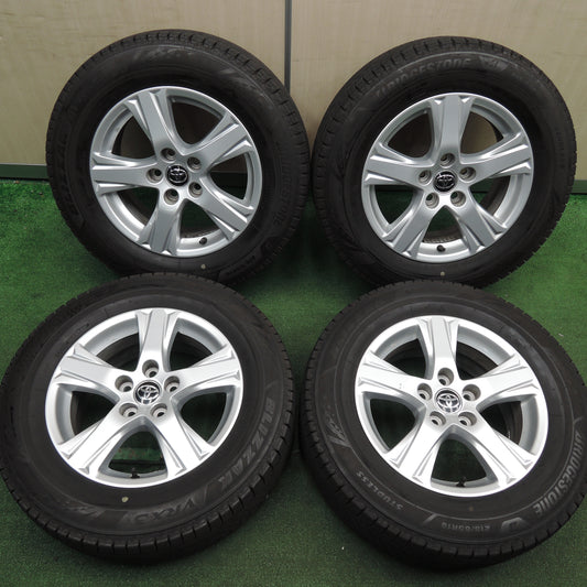 *送料無料*バリ溝!22年!9.5分以上★トヨタ 30系 ヴェルファイア アルファード 純正 215/65R16 スタッドレス ブリヂストン ブリザック VRX3 PCD114.3/5H★3122309HAス