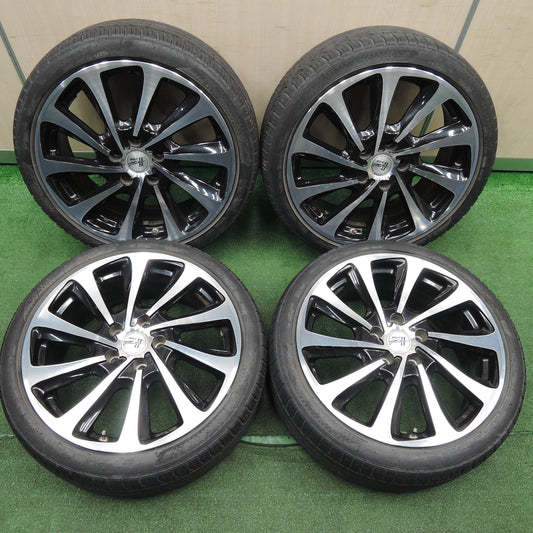 *送料無料*バリ溝！9分★D.O.S. TurbineⅡ BADX  215/40R18 ナンカン Sportnex NS-25 DOS 18インチ PCD114.3/5H★3111504SYノ
