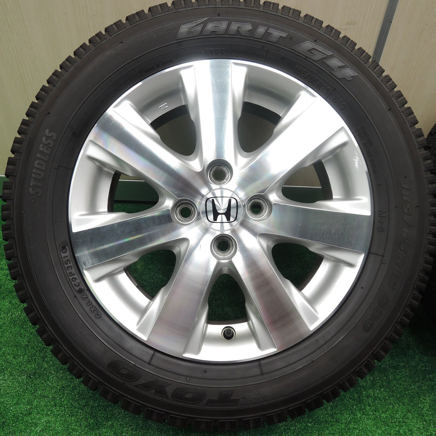 [送料無料]4本価格★ホンダ フリード 純正 185/65R15 スタッドレス トーヨー ガリット G4 15インチ PCD100/4H★3070901NJス