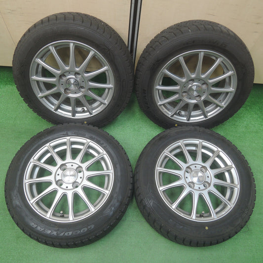 *送料無料*バリ溝！キレイ！9分★スタッドレス 165/65R14 グッドイヤー アイスナビ6 ravrion LUMIERE ラブリオン 14インチ PCD100/4H★4011906SYス