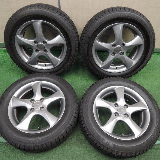 *送料無料*バリ溝!20年!キレイ!ほぼ10分★スタッドレス 175/65R15 ブリヂストン アイスパートナー2 TOPRUN トップラン 15インチ PCD100/4H★3121703HAス