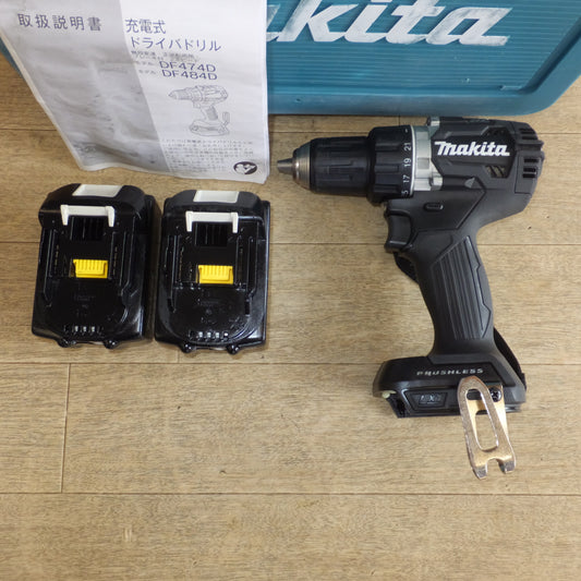 [送料無料]★マキタ makita 充電式ドライバドリル DF484DRGXB 18V　充電器 なし★