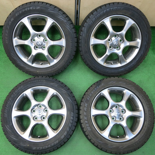 *送料無料*バリ溝!8.5分★トヨタ 50系 エスティマ 純正 225/55R17 スタッドレス ブリヂストン ブリザック REVO GZ 17インチ PCD114.3/5H★4012907イス