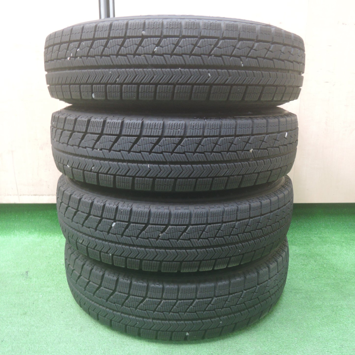 [送料無料] キレイ★ホンダ N-BOX 純正 145/80R13 スタッドレス ブリヂストン ブリザック VRX PCD100/4H★4010906SYス