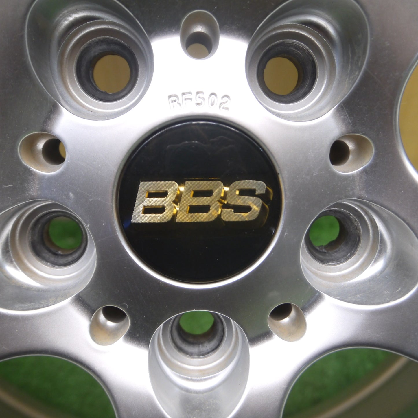*送料無料* キレイ★BBS RF502 FORGED 鍛造 ホイール 17インチ 17×7J PCD114.3/5H★4022615Hホ