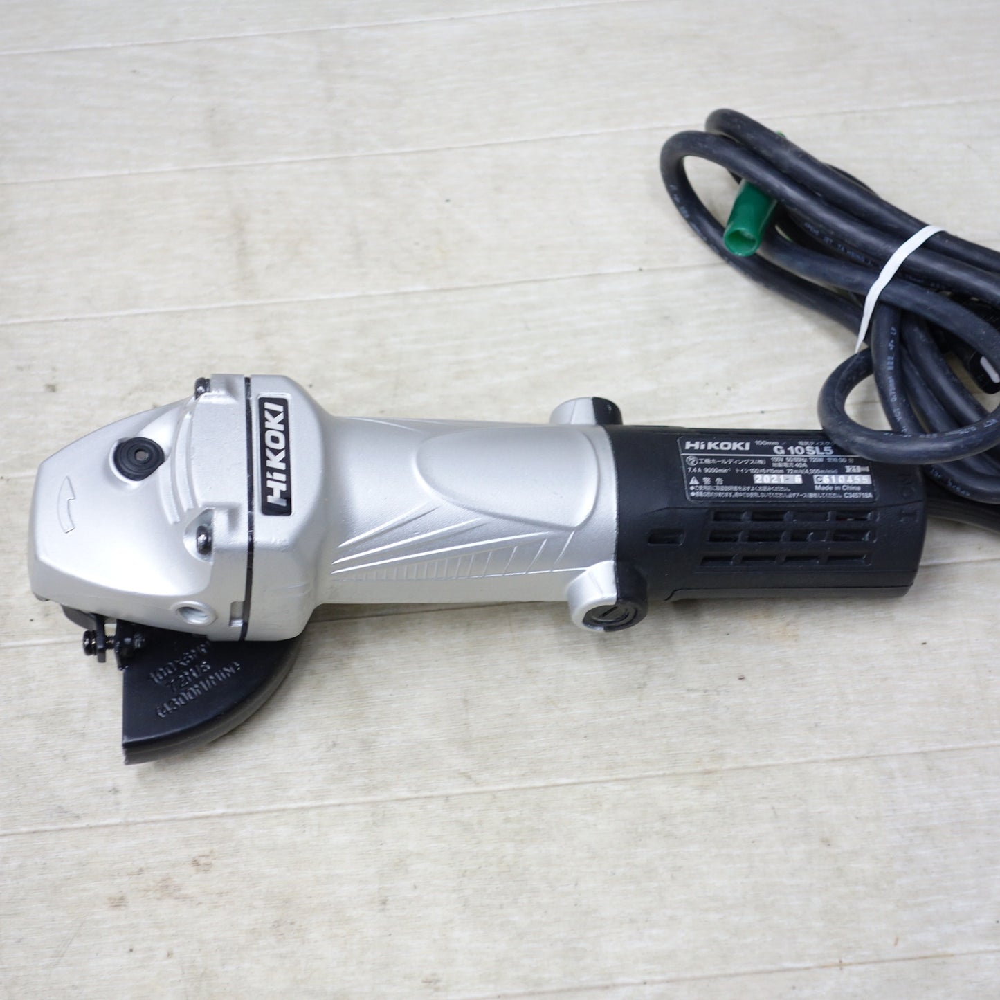 [送料無料] 美品◆HiKOKI ハイコーキ 100mm 電気ディスクグラインダ  G10SL5 研磨機 電動工具 100V◆