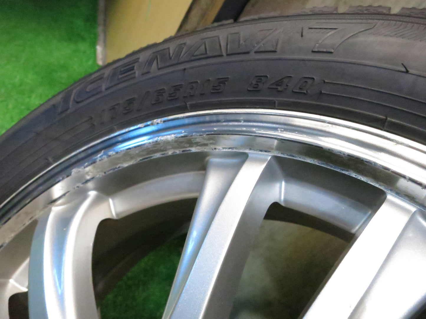 [送料無料]超バリ溝！21年！ほぼ10分★スタッドレス 175/65R15 グッドイヤー アイスナビ7 VELVA weds ヴェルヴァ 15インチ PCD100/4H★3011806Hス