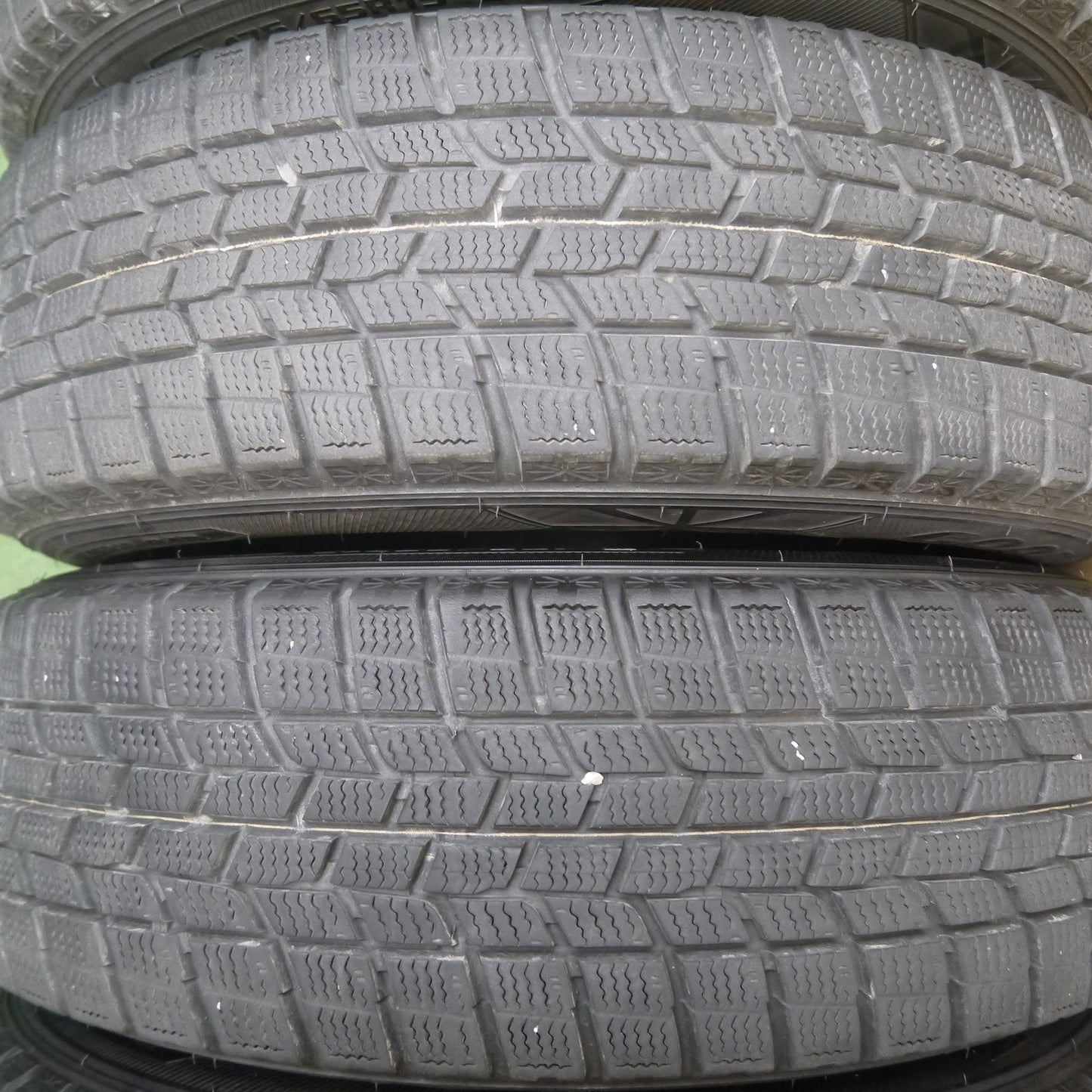 [送料無料]バリ溝！キレイ！9分★スタッドレス 175/65R15 グッドイヤー アイスナビ6 ravrion RM01 weds ラブリオン 15インチ PCD100/4H★3062602Hス