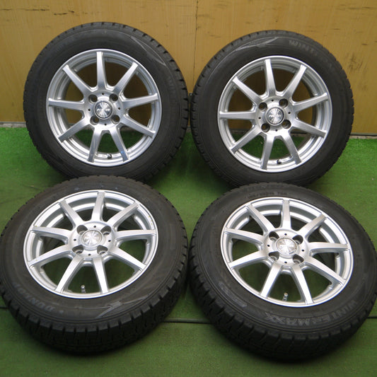 *送料無料*バリ溝！9.5分以上★スタッドレス 165/65R14 ダンロップ ウインターマックス WM02 ravrion ラブリオン 14インチ PCD100/4H★4012901Hス