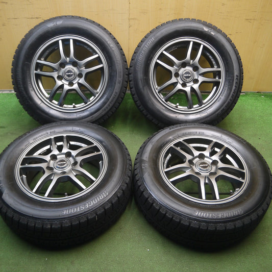 *送料無料*バリ溝!22年!キレイ!9.5分★スタッドレス 195/65R15 ブリヂストン アイスパートナー2 GYLE VIVAZA ガイル 15インチ PCD114.3/5H★3122704Hス