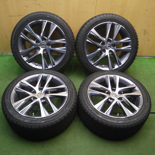 *送料無料*バリ溝！21年！ほぼ10分★レクサス IS300h バージョンL 純正 225/45R17 スタッドレス ヨコハマ アイスガード iG70 PCD114.3/5H★3112501KAス
