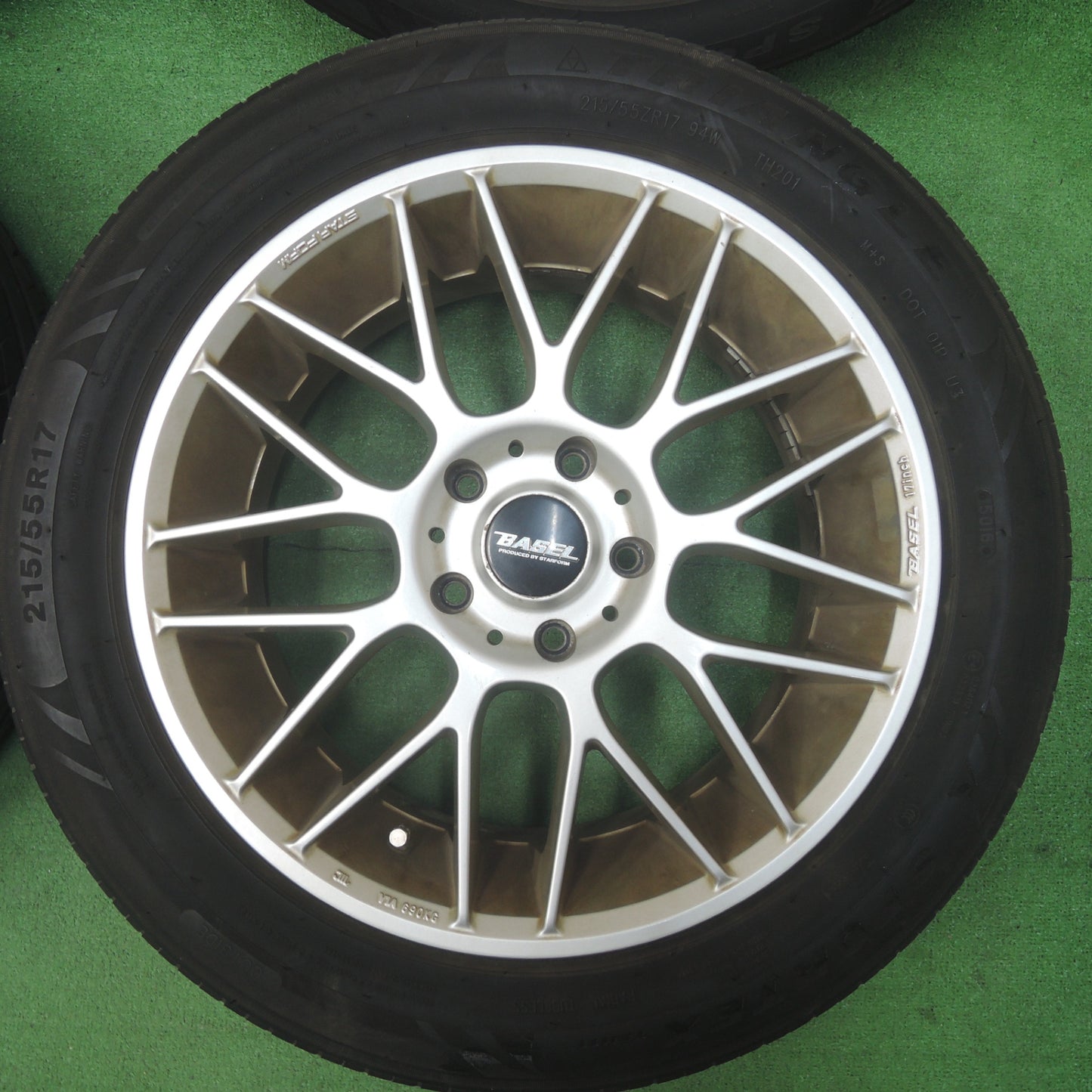 *送料無料* 4本価格★BASEL STARFORM 215/55R17 トライアングル SPORTEX TSH11 バーゼル 17インチ PCD114.3/5H★4020901SYノ