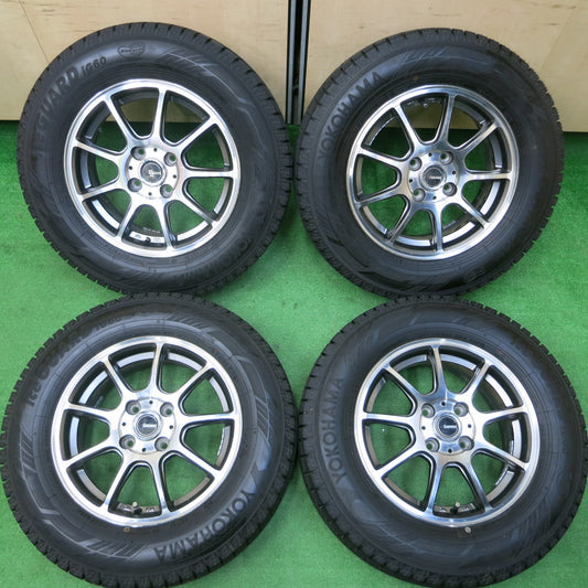 *送料無料*超バリ溝！21年！ほぼ10分★スタッドレス 185/70R14 ヨコハマ アイスガード iG60 G.speed Gスピード 14インチ PCD100/4H★3121207イス
