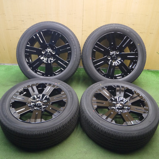 *送料無料* 新車外し!23年★三菱 デリカ D:5 CHAMONIX 特別仕様車 純正 225/55R18 ヨコハマ ジオランダー SUV G055 シャモ二ー PCD114.3/5H★4020702Hノ