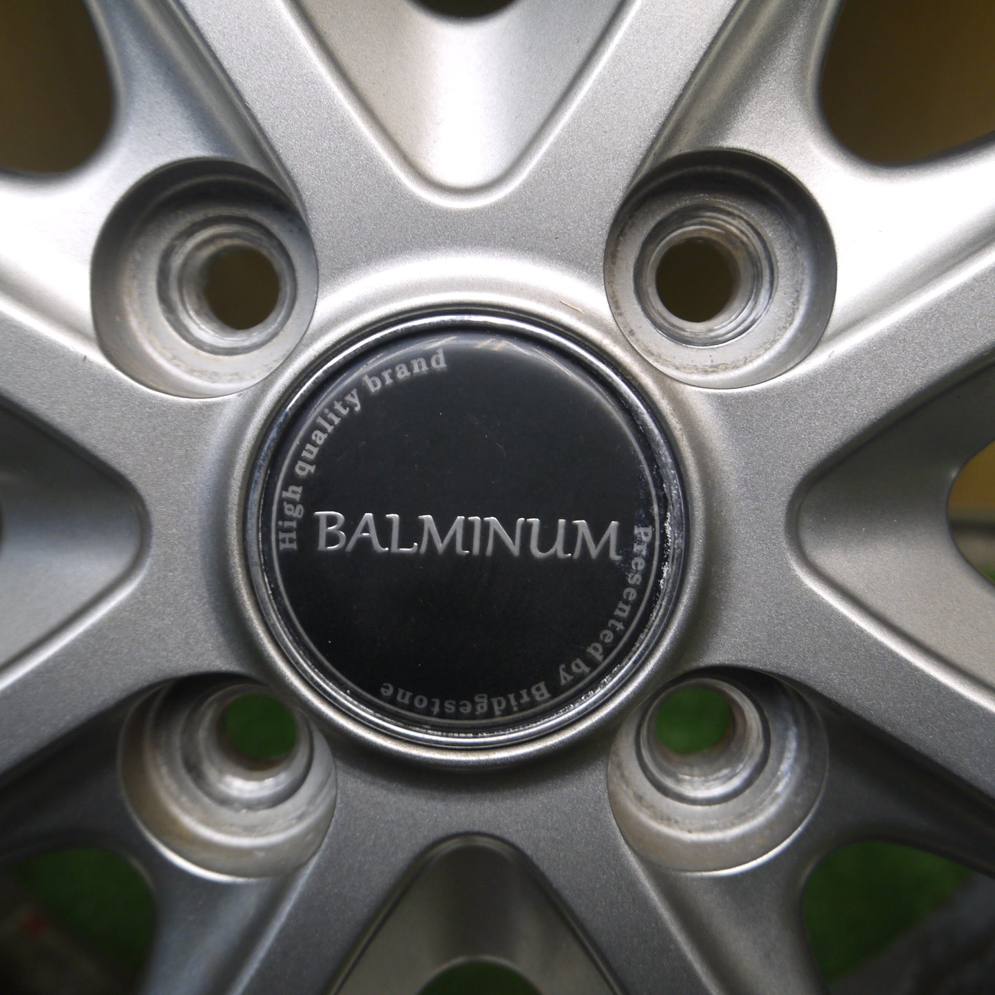 *送料無料*バリ溝！22年！キレイ！8.5分★155/65R14 ブリヂストン ネクストリー エコピア BALMINUM バルミナ 14インチ PCD100/4H★4011709Hノ