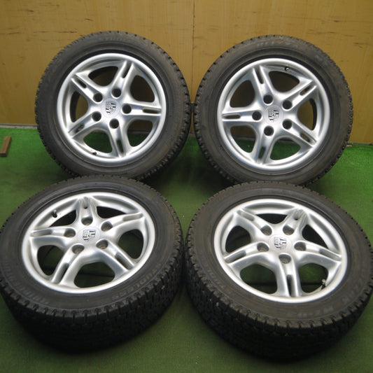 *送料無料* バリ溝!キレイ!8.5分★ポルシェ ボクスター 986 純正 205/55R16 225/50R16 スタッドレス ブリヂストン ブリザック MZ-03 16インチ PCD130/5H★4021310Hス