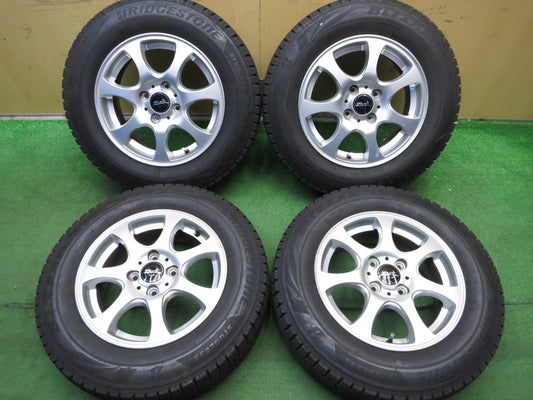 [送料無料]バリ溝！20年！8.5分★スタッドレス 175/70R14 ブリヂストン ブリザック VRX2 ZACK JP-7 ザック 14インチ PCD100/4H★2112103Hス