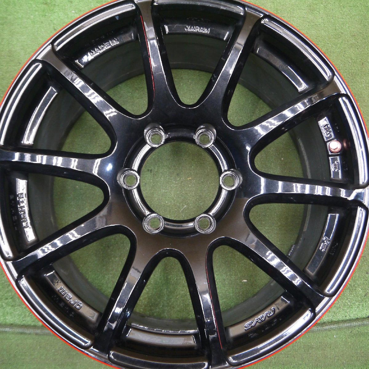 [送料無料]1本価格★RAYS gram LIGHTS GL-57TRANS-X 18インチ ホイール 18×8J PCD139.7/6H レイズ グラムライツ★3102008Hホ