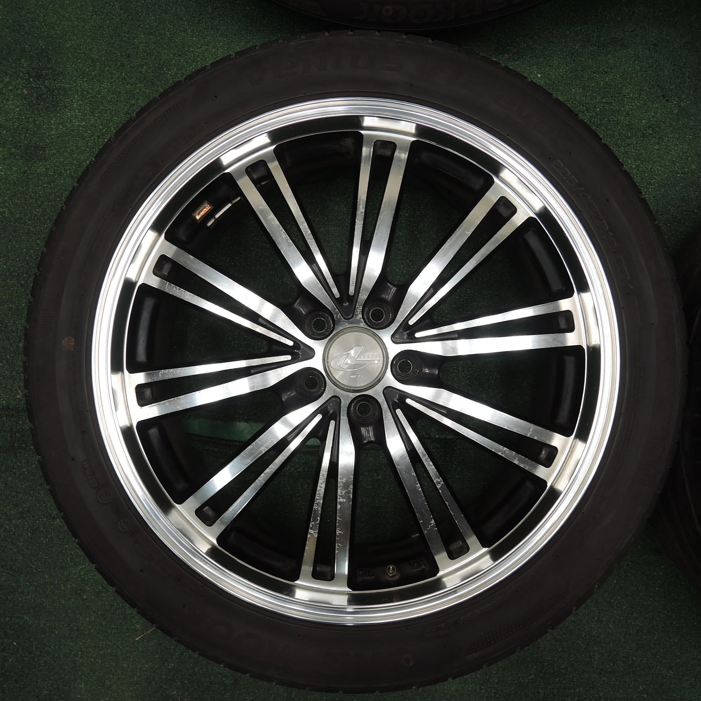 [送料無料]4本価格★LEONIS TR weds 225/45R18 ハンコック ベンタス V12 evo2 レオニス 18インチ PCD100/5H レガシィ 等★3110203TNノ