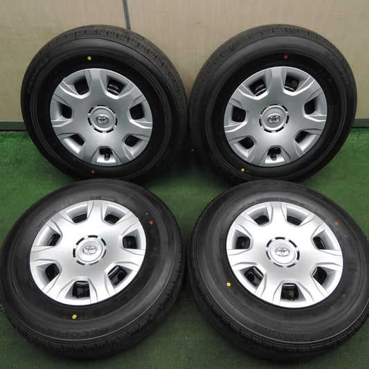 *送料無料* 新車外し!23年★トヨタ 200系 ハイエース 純正 スチール 195/80R15 107/105N ブリヂストン エコピア RD613 PCD139.7/6H★4022503HAノ