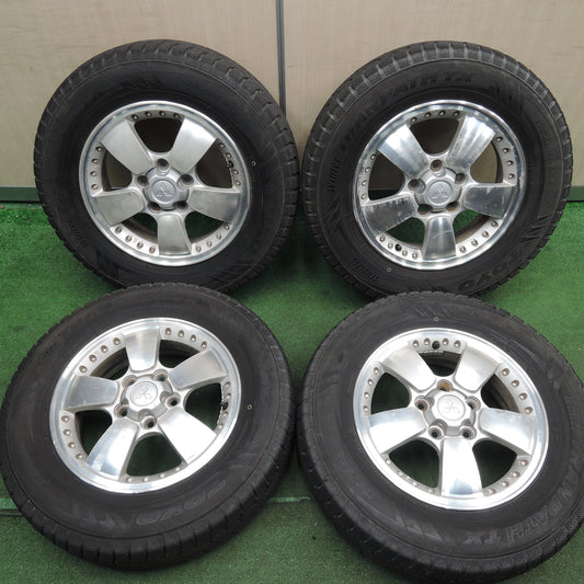 *送料無料*バリ溝！8.5分★三菱 パジェロミニ 純正 175/80R15 スタッドレス トーヨー ウインター トランパス TX PCD114.3/5H★4010201HAス