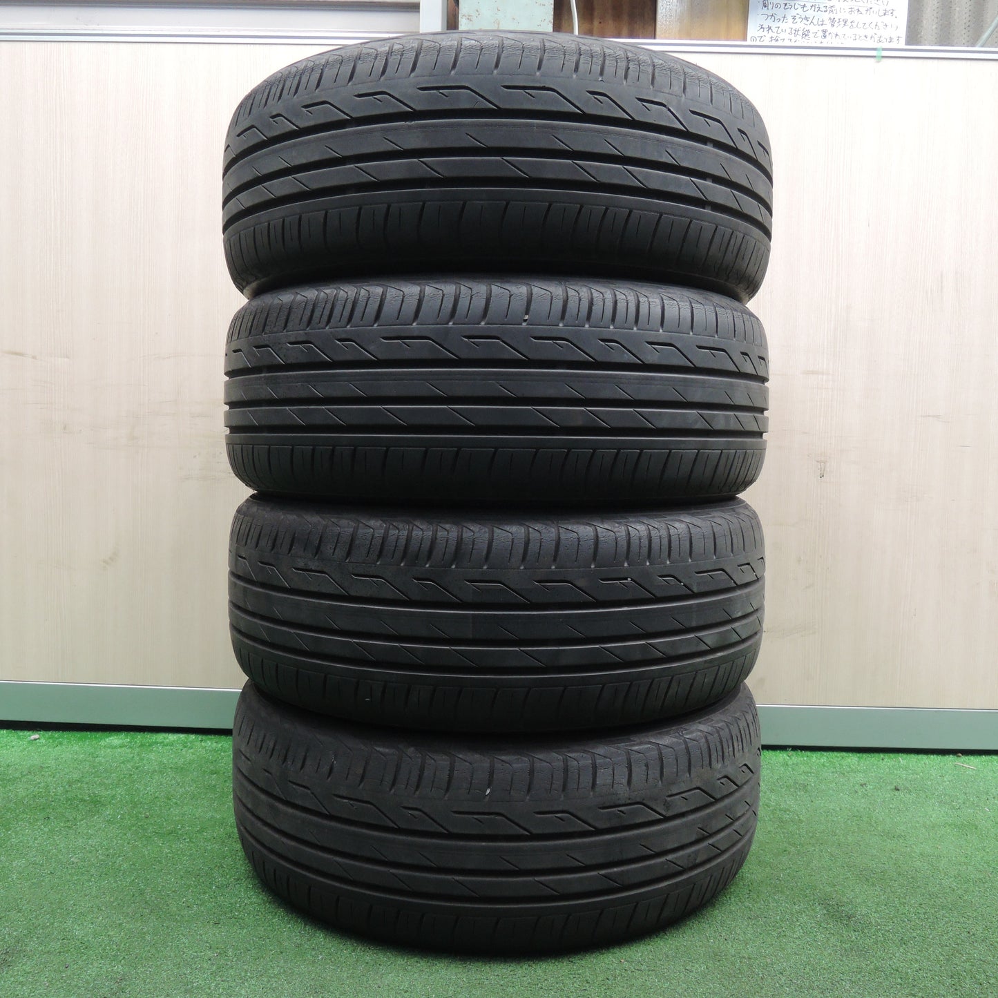 *送料無料*4本価格★スバル インプレッサ G4 純正 205/50R17 ブリヂストン トランザ T001 17インチ PCD100/5H★3111309NJノ