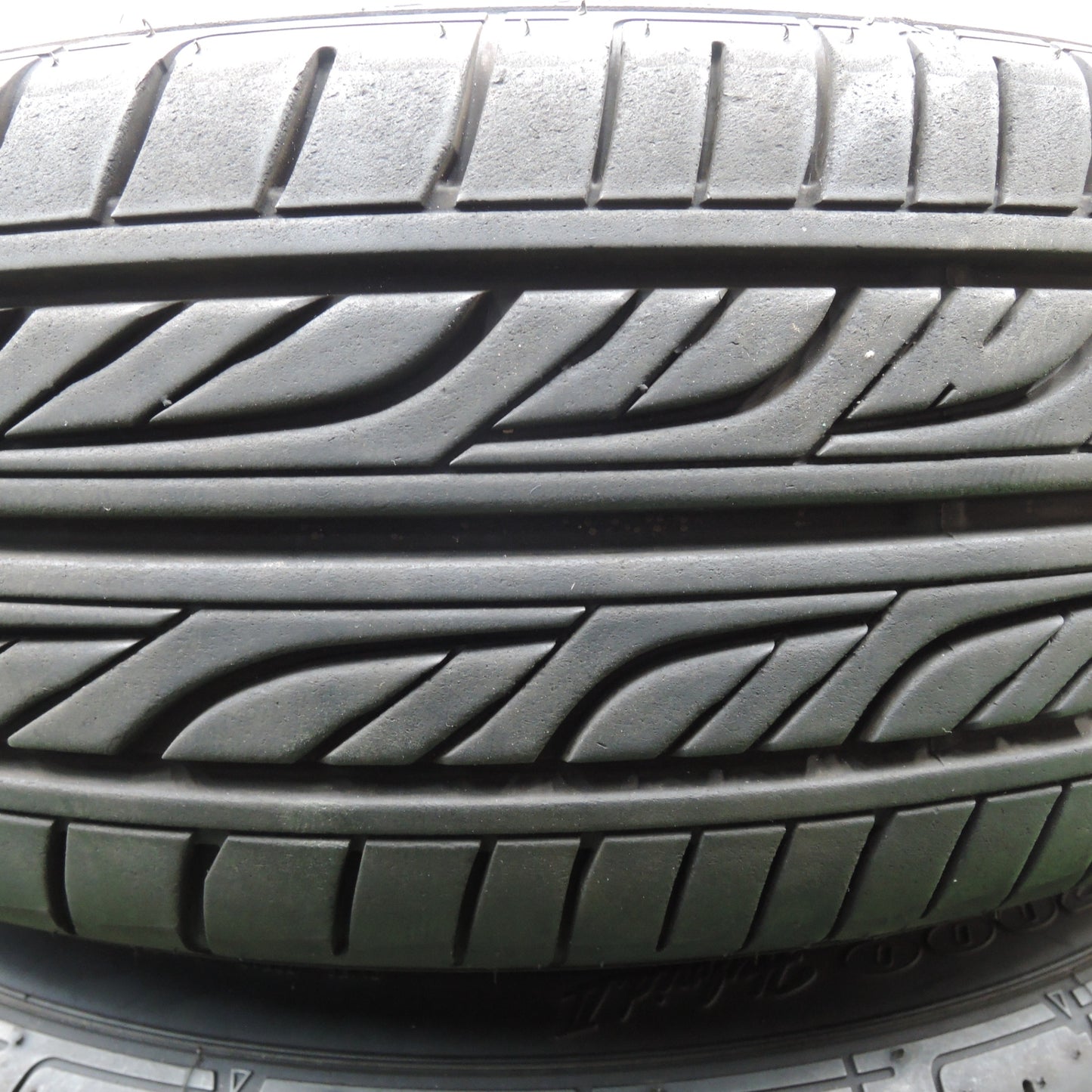 *送料無料* バリ溝！22年！キレイ！8.5分★WORK Equip EQ4/N 165/50R15 グッドイヤー イーグル LS2000 hybrid2 ワーク エクイップ PCD100/4H★4021607NJノ