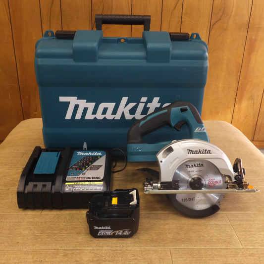 [送料無料]未使用★マキタ makita 125mm 充電式マルノコ HS470DRG 14.4V★