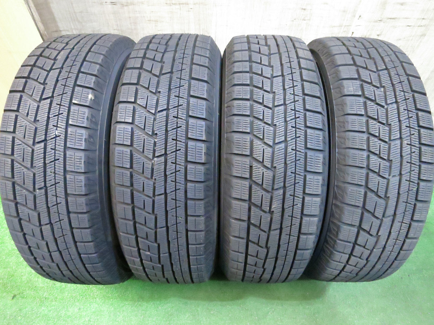 [送料無料]バリ溝！21年！キレイ！ほぼ10分★スタッドレス 195/65R15 ヨコハマ アイスガード iG60 TEAD weds テッド 15インチ PCD100/5H★3011103Hス