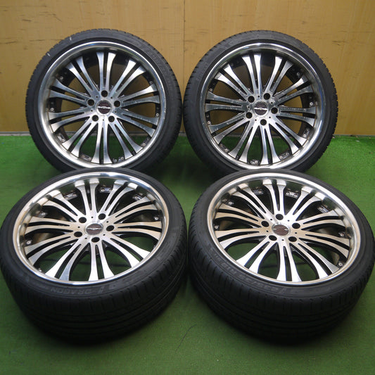 *送料無料*バリ溝!19年!9分★Shallen XS-20 235/35R19 245/35R19 ピレリ ドラゴン スポーツ シャレン 19インチ PCD114.3/5H★3121802Hノ