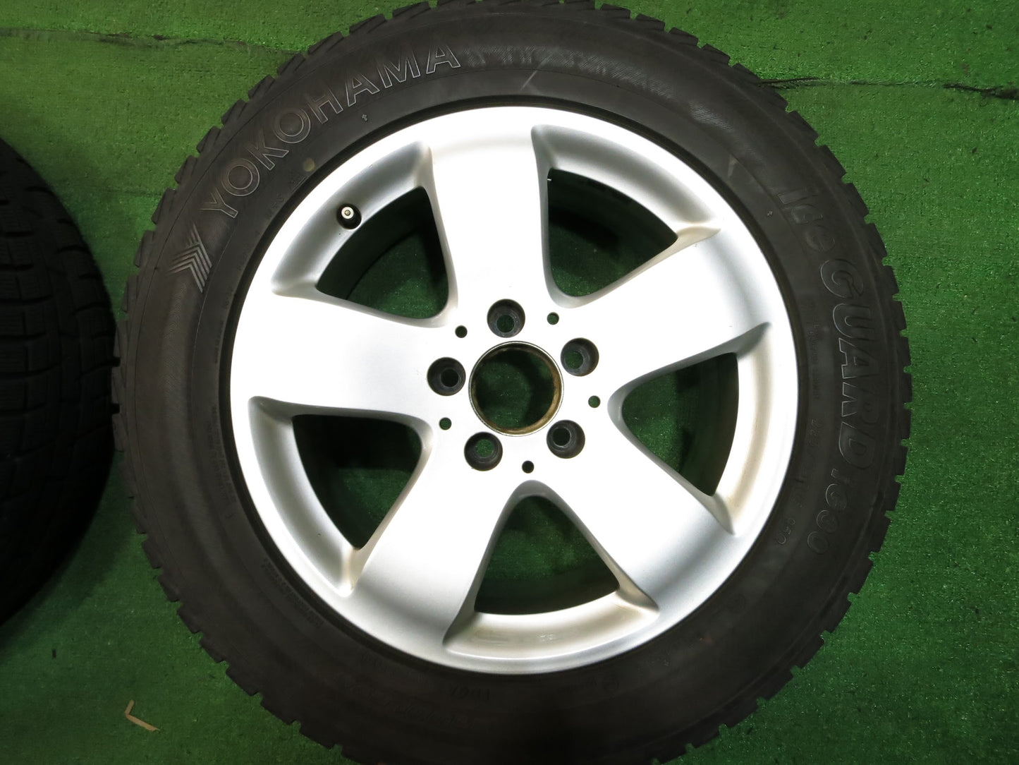 [送料無料]4本価格★ベンツ Eクラス W211 純正 225/55R16 スタッドレス ヨコハマ アイスガード iG30 16インチ PCD112/5H★★2120205Hス
