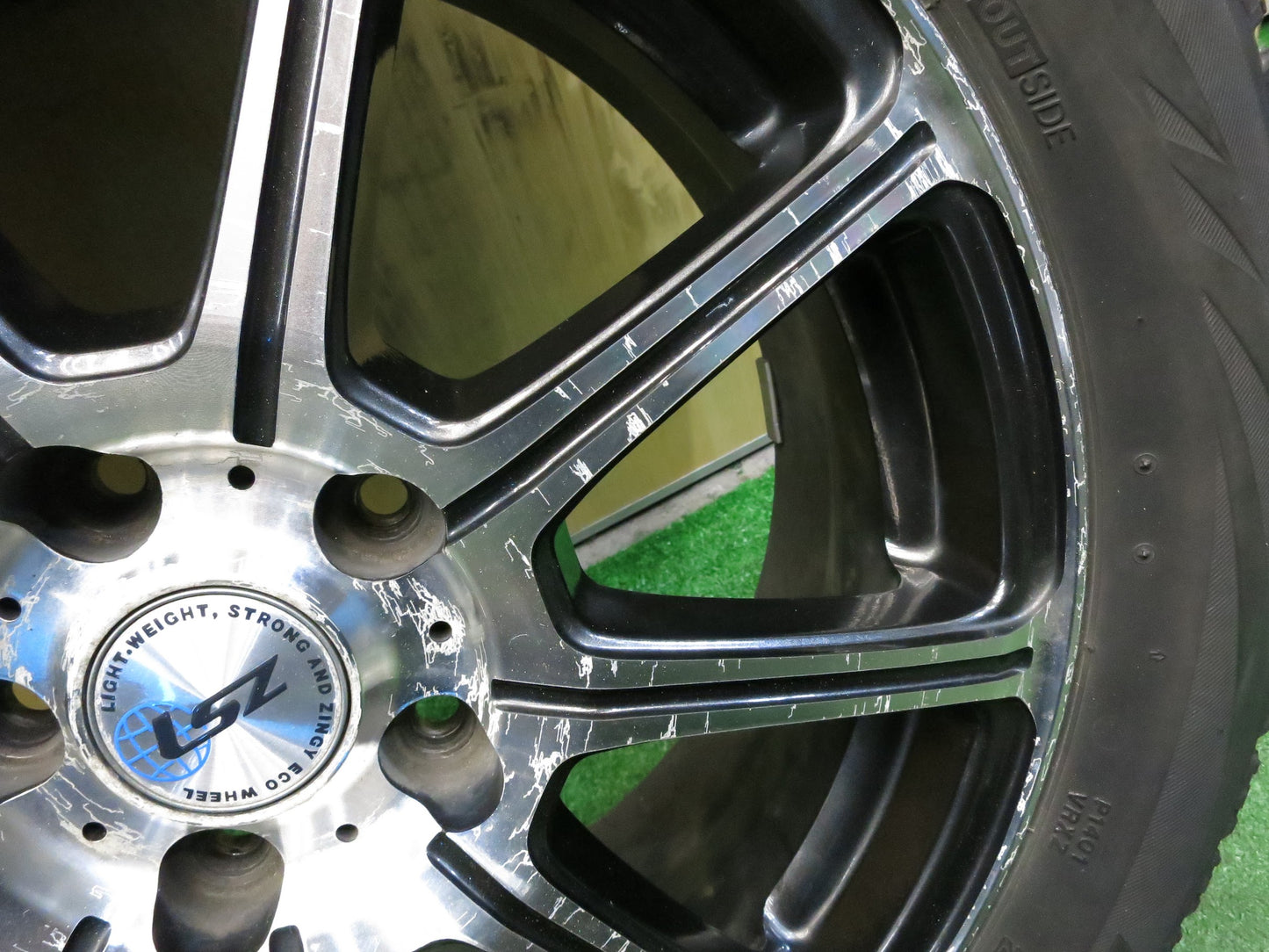 [送料無料]4本価格★スタッドレス 215/55R17 ブリヂストン ブリザック VRX LSZ 社外 アルミ 17インチ PCD114.3/5H★2121607Hス