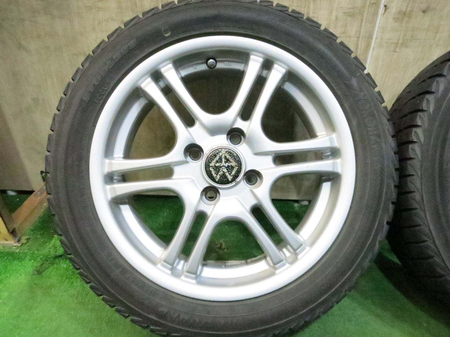[送料無料]4本価格★三菱 i アイ 145/65R15 175/55R15 スタッドレス ヨコハマ アイスガード iG30 社外 アルミ ホイール 15インチ PCD100/4H★3030301Hス