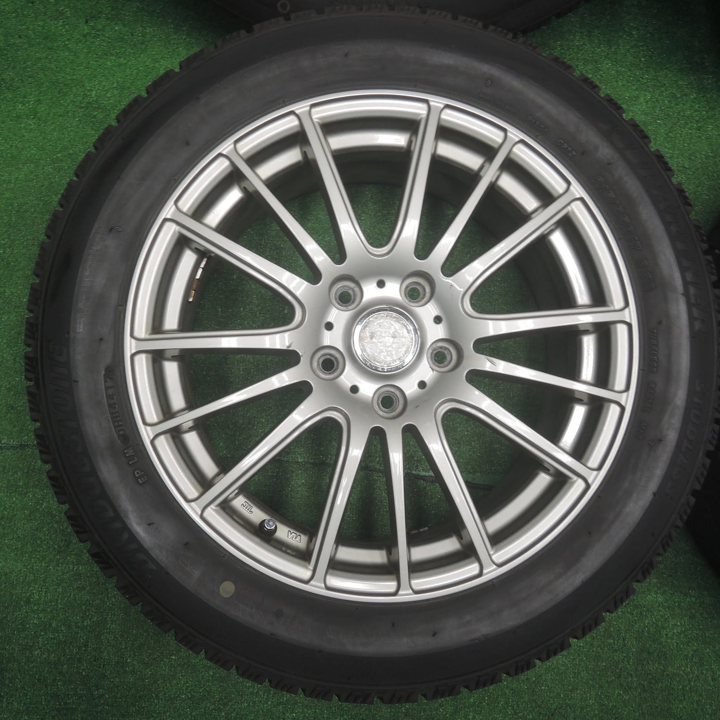 [送料無料]バリ溝！キレイ！8.5分★スタッドレス 215/55R17 ブリヂストン アイスパートナー ravrion selzer ラブリオン 17インチ PCD114.3/5H★3090801SYス