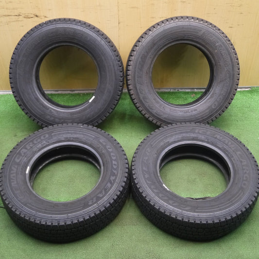 [送料無料]バリ溝！9.5分★スタッドレス 165R13 6PR グッドイヤー アイスナビ カーゴ タイヤ 13インチ 小型 トラック 等★062111クスタ