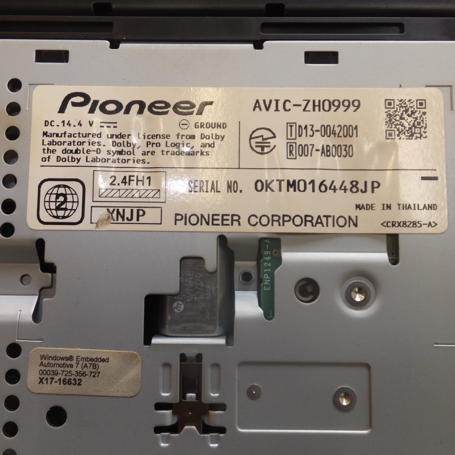 [送料無料]★カロッツェリア carrozzeria HDD AVナビゲーションシステム AVIC-ZH0999 パイオニア Pioneer★