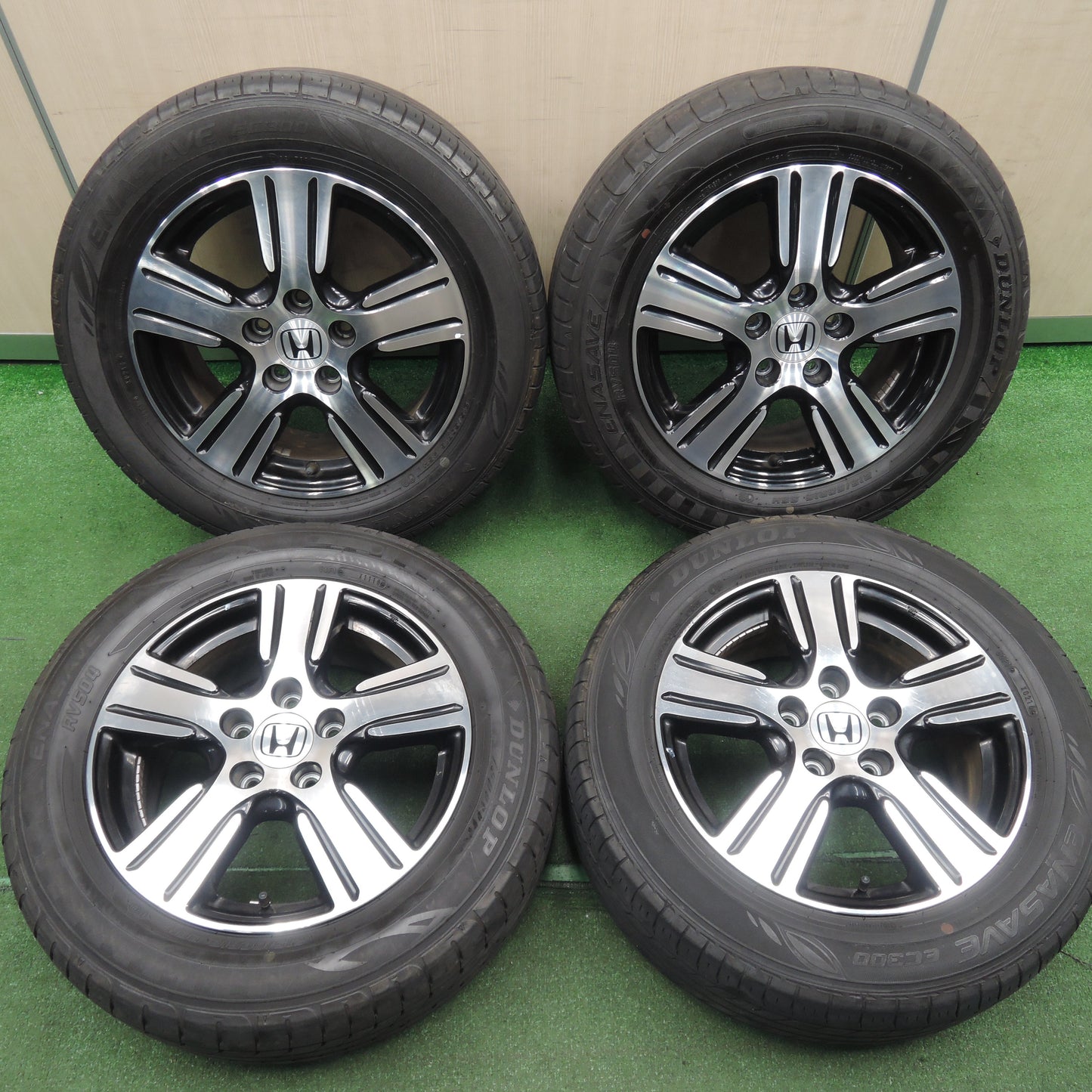 *送料無料*4本価格★ホンダ RC オデッセイ 純正 215/60R16 ダンロップ エナセーブ RV504 16インチ PCD114.3/5H★3120307HAノ