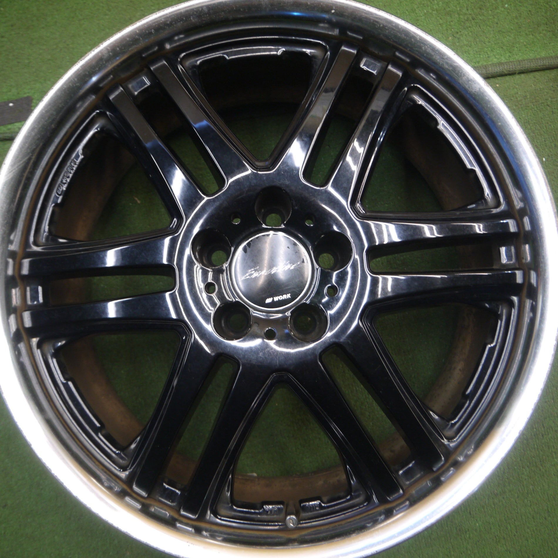 ワークホイール　work ユーロライン　9j 18インチ 送料無料* 4本価格☆WORK Euroline ETR ワーク ユーロライン ホイール